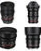 Rokinon Cine DS T1.5 4-Lens Bundle for Canon EF Mount (24mm, 35mm, 50mm & 85mm)