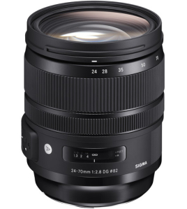 Sigma 24-70mm f/2.8 DG OS HSM Art Standard Zoom Lens for Canon EF Full-Frame DSLR Cameras