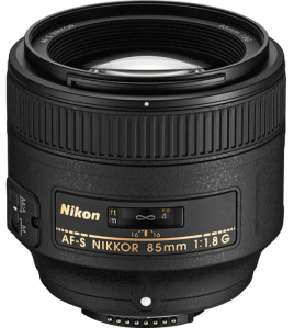 Nikon AF-S NIKKOR 85mm f/1.8G Portrait Prime Lens for Nikon F-Mount FX &amp; DX DSLR Cameras