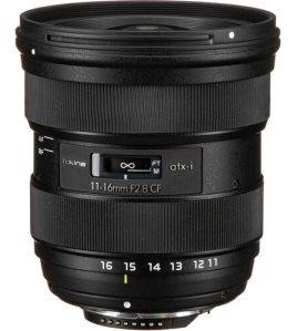 Tokina atx-i 11-16mm f/2.8 CF Ultra-Wide Zoom Lens for Nikon F DX DSLR Cameras