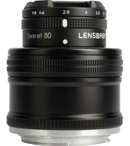 Lensbaby Fixed Body with Sweet 80 Optic for Nikon F DSLR Cameras