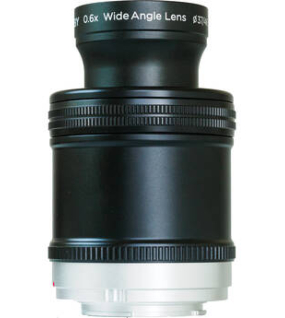 Lensbaby Fixed Body with Spark Double Glass Optic & Wide Angle Macro Adapter for Micro Four Thirds Cameras