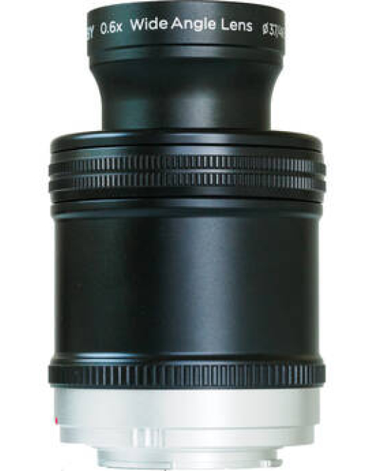 Lensbaby Fixed Body with Spark Double Glass Optic & Wide Angle Macro Adapter for FUJIFILM X Mirrorless Cameras